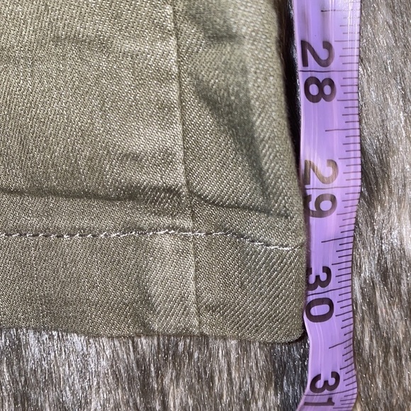 Second  Yoga Olive green straight legs stretchy jeans Sz 28 - Picture 11 of 16